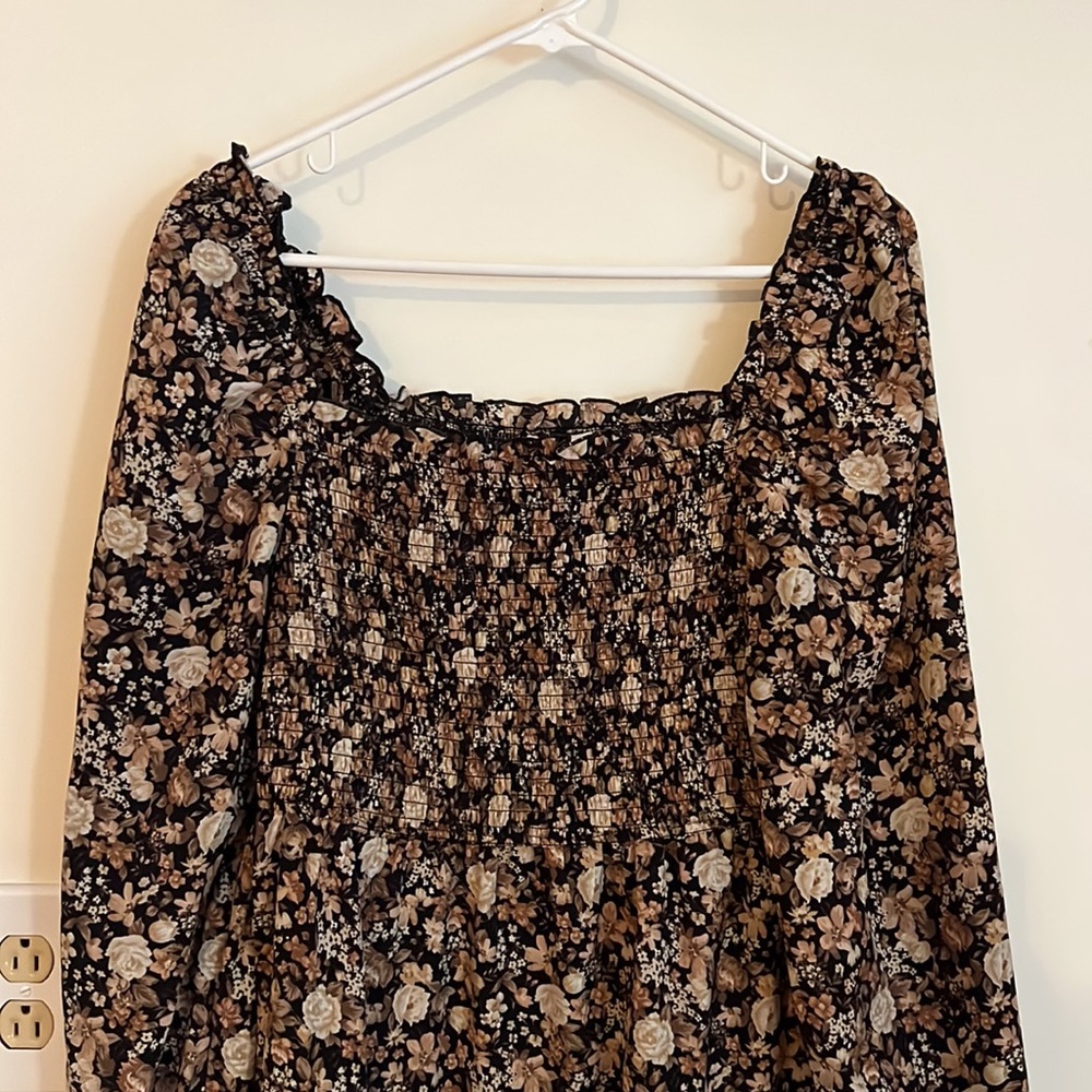 Christy Dawn style fall floral dress size small
